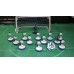 Subbuteo Andrew Table Soccer Italy away kit Fifa World Cup 2014 on Lightweight bases